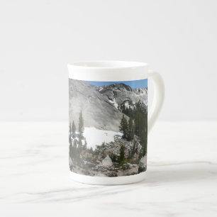 Caneca De Porcelana Snowy Granite Domes Panorama em Yosemite