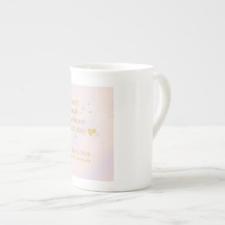 Caneca De Porcelana Soft Courage – Pastel Inspirational Mug