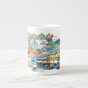 Caneca De Porcelana Sonho da Califórnia