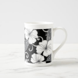 CANECA DE PORCELANA SONHO POLINÉSIO (PRETO)