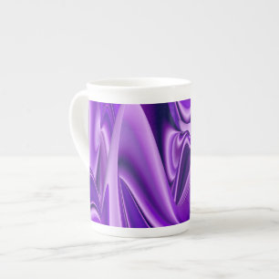 Caneca De Porcelana Sonhos Roxos, Abstrato Fantasy Arte Arco-Íris