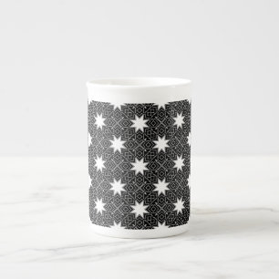 Caneca De Porcelana Star Geométrico INV