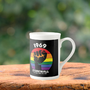 Caneca De Porcelana Stonewall Riot Remembrance Orgulho gay
