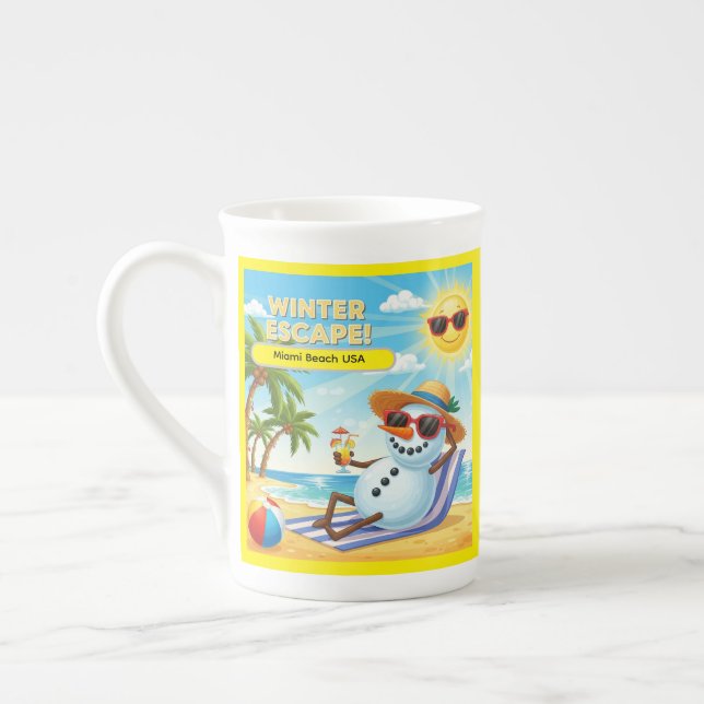 Caneca De Porcelana Sunny Sands Resort (Esquerda)