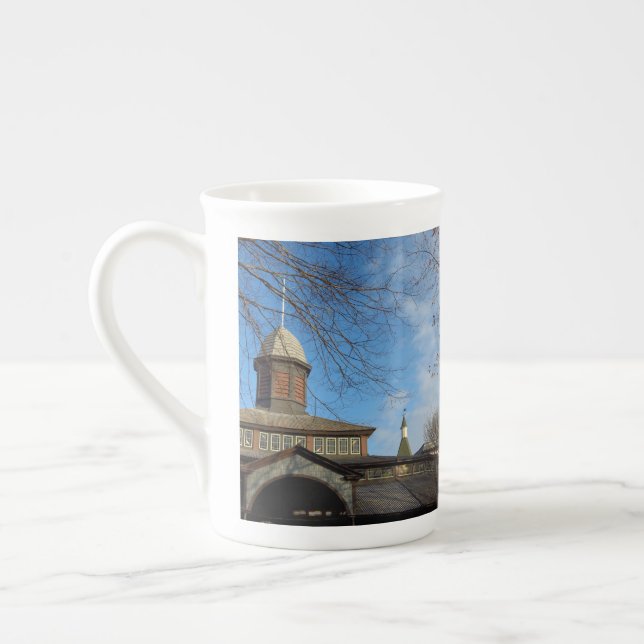 Caneca De Porcelana Tabernacle and Church Steeple - Martha's Vineyard (Esquerda)