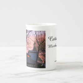 Caneca De Porcelana Tabernacle and Church Sunrise - Martha's Vineyard