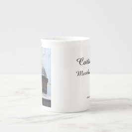 Caneca De Porcelana Tabernacle Cross in Snow - Martha's Vineyard