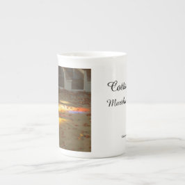 Caneca De Porcelana Tabernacle Leaves and Light - Vineyard de Martha