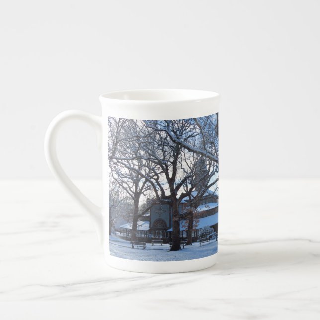 Caneca De Porcelana Tabernacle Morning After Snow - Martha's Vineyard (Esquerda)