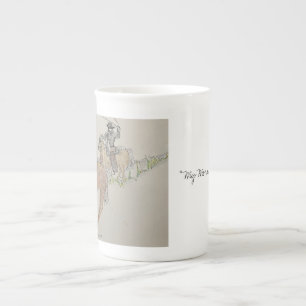 Caneca De Porcelana Taça De Café Da Manhã De Cowboys