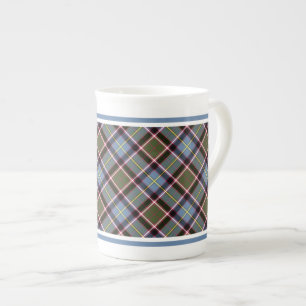 Caneca De Porcelana Tartan de Stirling e de distrito de Bannockburn