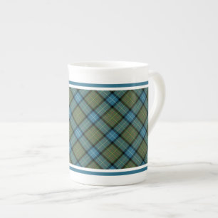 Caneca De Porcelana Tartan dos Estados da Califórnia
