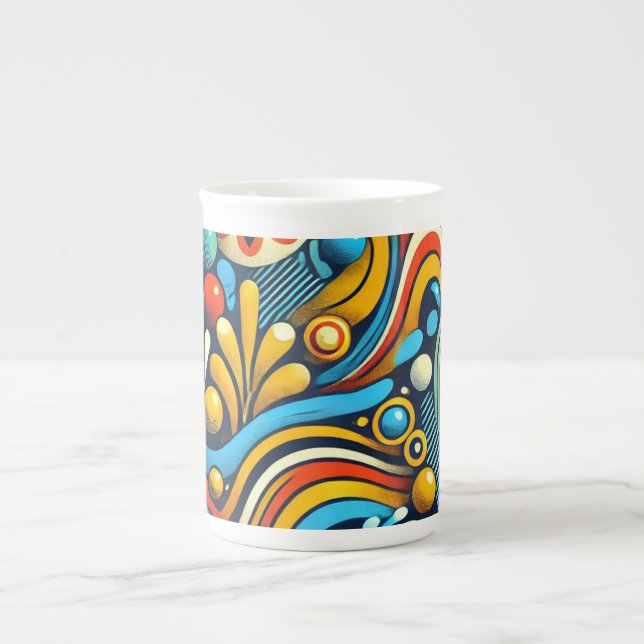 Caneca De Porcelana Tasse à lait (Frente)