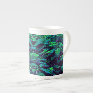 Caneca De Porcelana Tecido tropical