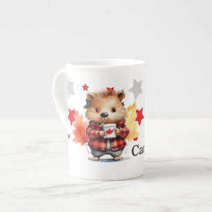 Caneca De Porcelana Temas do Dia do Canadá