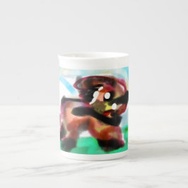 Caneca De Porcelana Terrier Airedale
