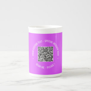 Caneca De Porcelana Texto e Cores Personalizados do Mug de Informações