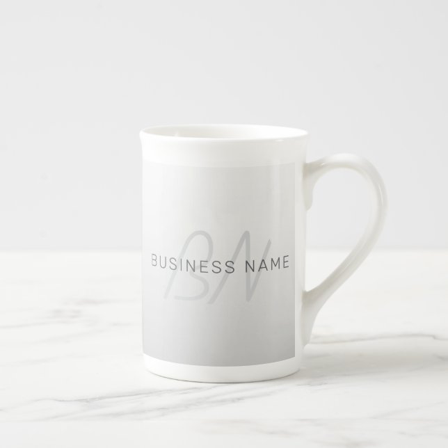 Caneca De Porcelana Texto editável para Empresas, Saudação ou Nome (Direita)