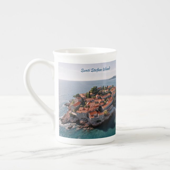 Caneca De Porcelana Texto Personalizado Montenegro (Esquerda)