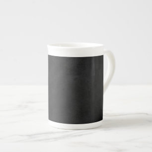 Caneca De Porcelana Textura de quadro negro retrô