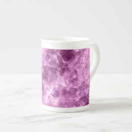 Caneca De Porcelana Textura Rosa Escuro Crumplada