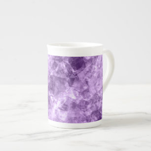 Caneca De Porcelana Textura roxa escura amassada