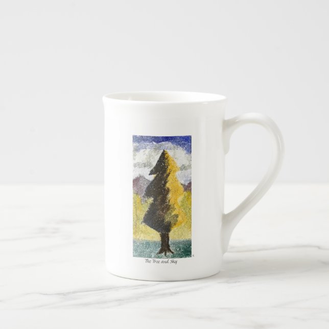 Caneca De Porcelana The Tree and Sky (Direita)
