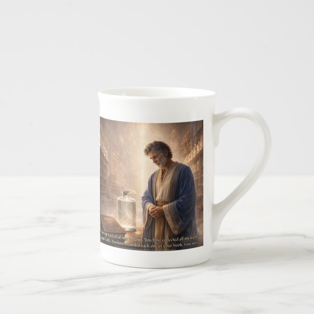 Caneca De Porcelana Toda Lágrima é Recordada (Direita)
