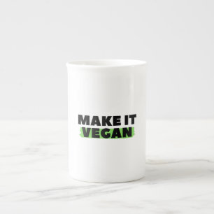 Caneca De Porcelana Tornar Vegan