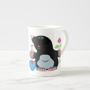 Caneca De Porcelana toupeira
