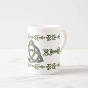 Caneca De Porcelana Triquetra natural