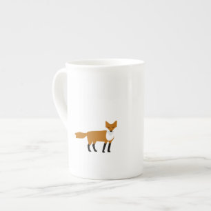 Caneca De Porcelana Tumg Fox Bone China