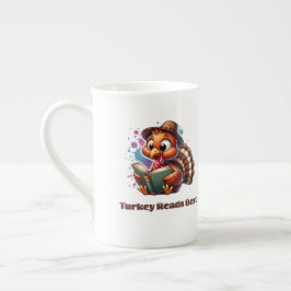 Caneca De Porcelana Turquia lê melhor