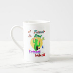Caneca De Porcelana Um Amigo na Necessidade é um Amigo de Verdade