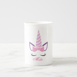 Caneca De Porcelana unicórnio 