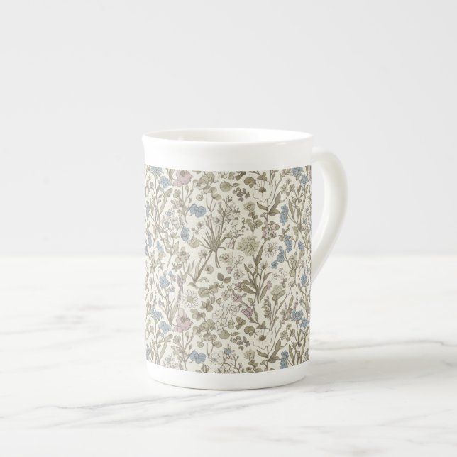 Caneca De Porcelana Untamed Petals (Frente Esquerda)