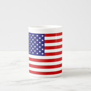 Caneca De Porcelana USA Flag mugcn