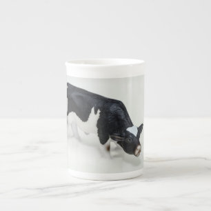 Caneca De Porcelana Vaca de leite