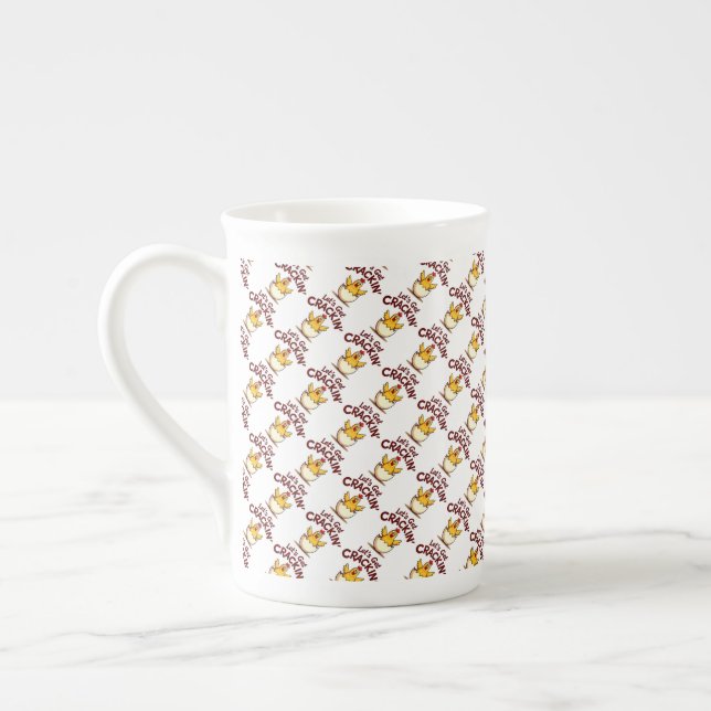 Caneca De Porcelana Vamos pegar um jogo de Fazenda de frango engraçado (Esquerda)