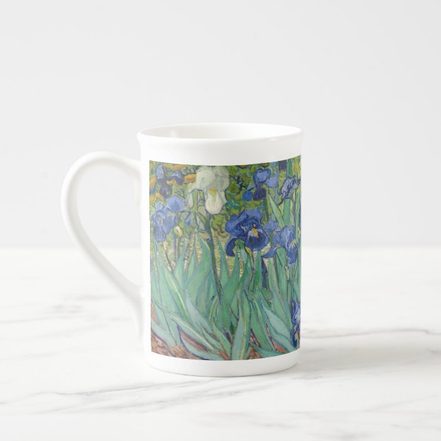 Caneca De Porcelana Van Gogh Vintage Irises (Esquerda)