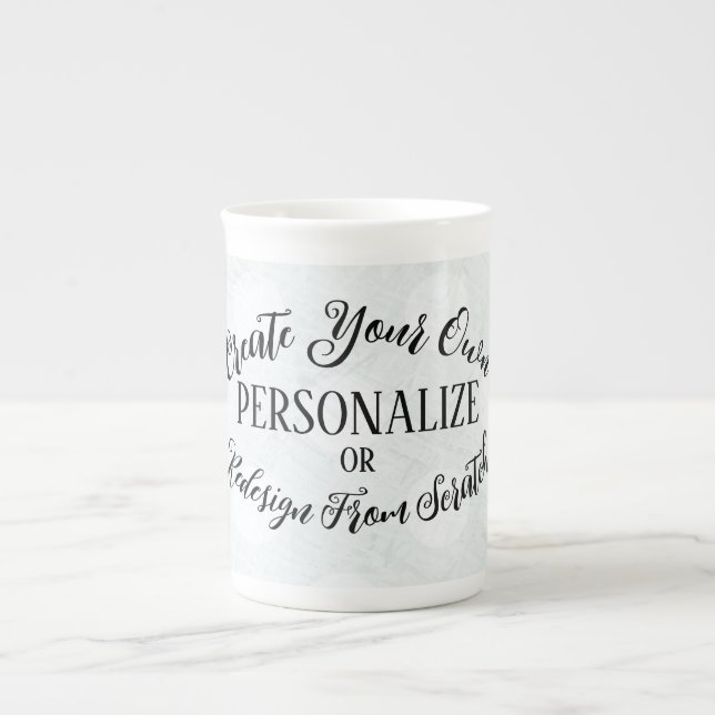 Caneca De Porcelana Vazio personalizável - Crie o seu (Frente)