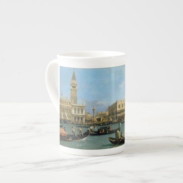 Caneca De Porcelana Veneza por Canaletto (Frente Esquerda)