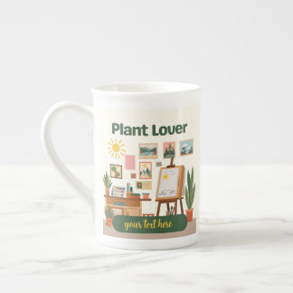 Caneca De Porcelana Verdura Personalizada & Design de Espaço de Trabal