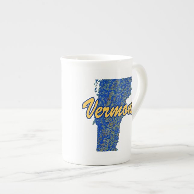 Caneca De Porcelana Vermont (Frente Esquerda)