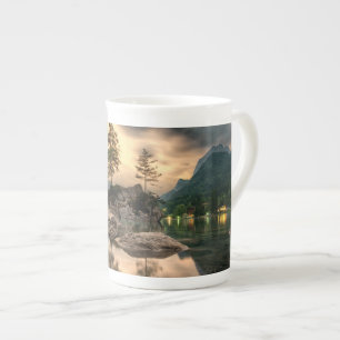 Caneca De Porcelana Viagens da natureza - paisagem das montanhas da
