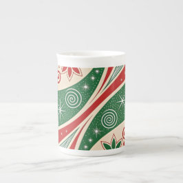 Caneca De Porcelana Vibrações de Natal