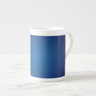 Caneca De Porcelana Vinheta Cinzenta Azul Escuro