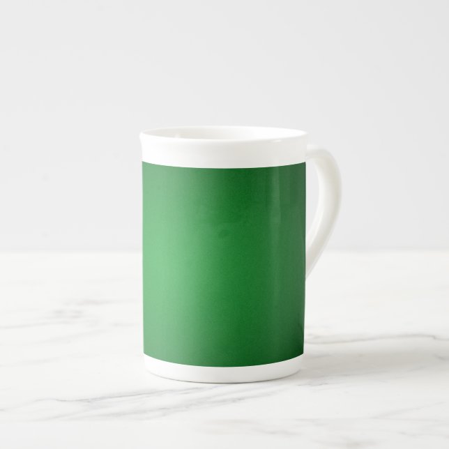 Caneca De Porcelana Vinheta Verde-Preta legal (Frente Esquerda)