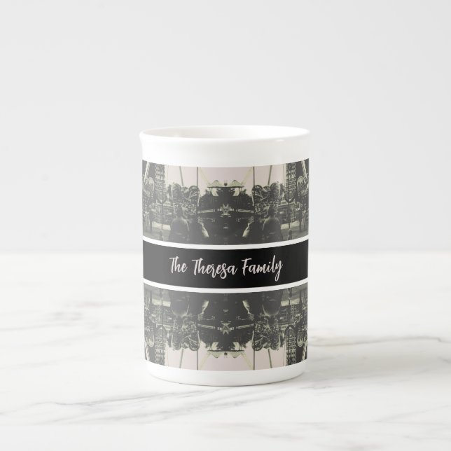 Caneca De Porcelana Vintage Austria Vienna Prater amusement park (Frente)