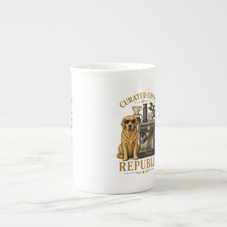 Caneca De Porcelana Vintage Golden Retriever Coffee Lover Ceramic Mug